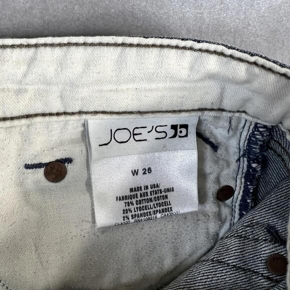 Joes Jeans Womens 26 Blue Otis Bootcut Dark Wash Low Rise Stretch Denim Made USA - Picture 4 of 11